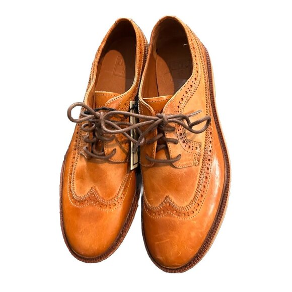 Frye Wingtip Leather Brogue Shoes, Oxford Formal Dress Shoes, SzUS 10.5 main image 6